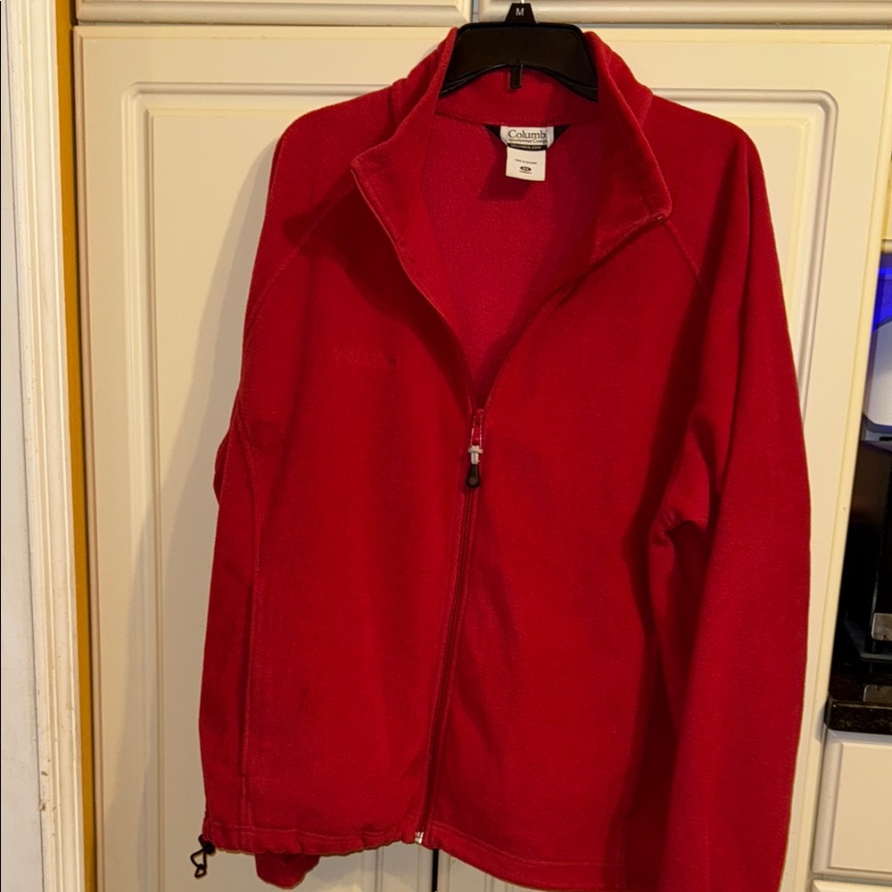 Columbia Vibrant Red Fleece Jacket
